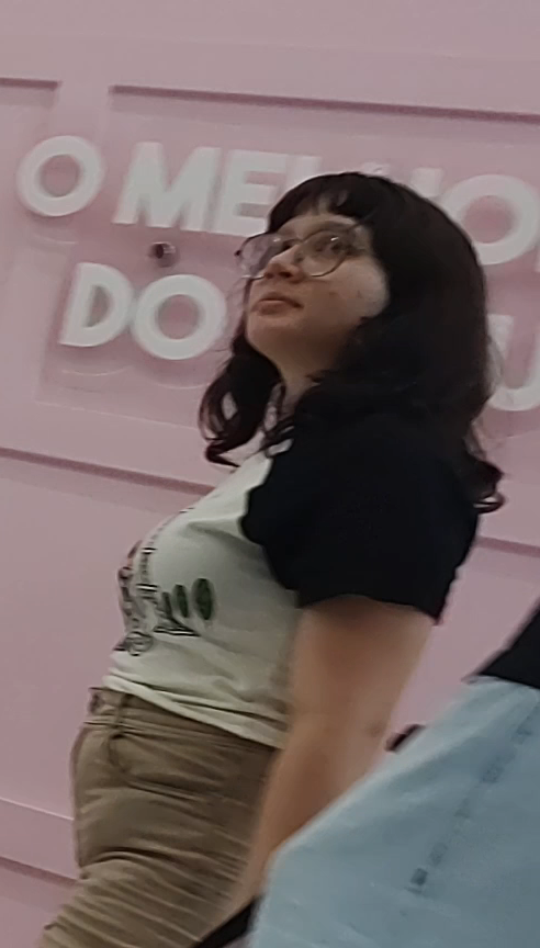 Cute Nerdy Brunette